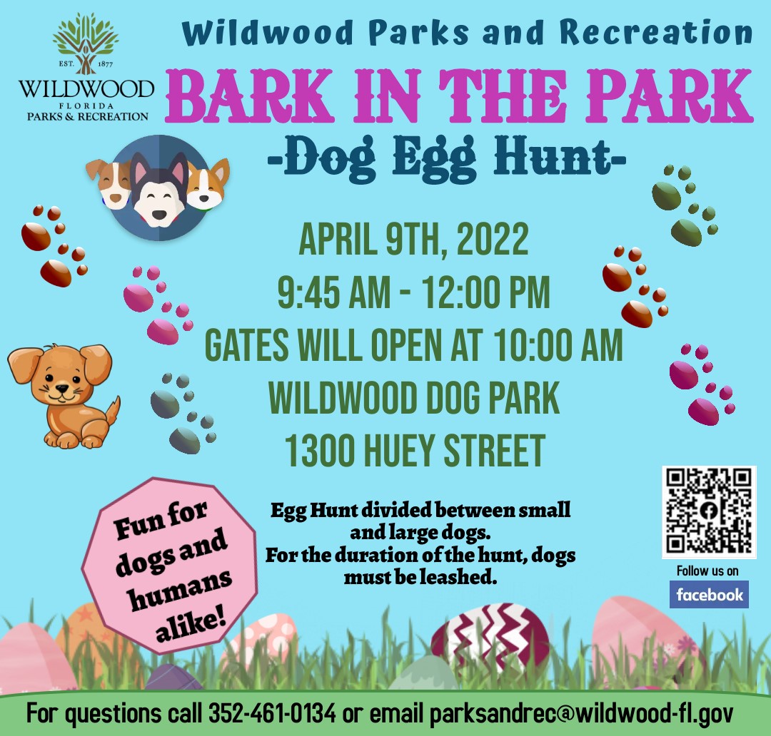 Barks in the Park Dog Hunt Wildwood Florida