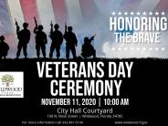 Veterans Day Ceremony Flyer