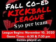 Fall Co-Ed Kickball League Flyer