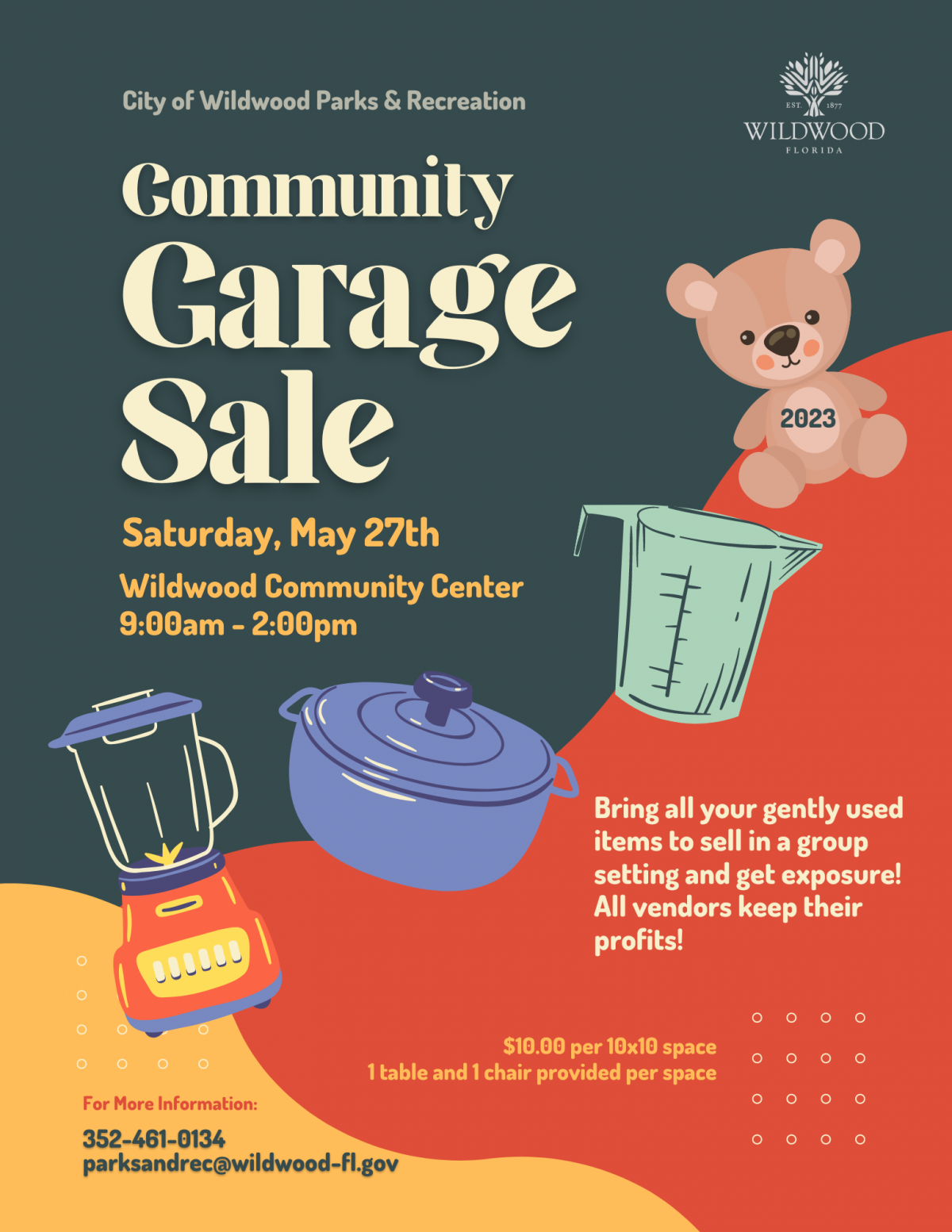 Community Garage Sale - May 27th at 9am
